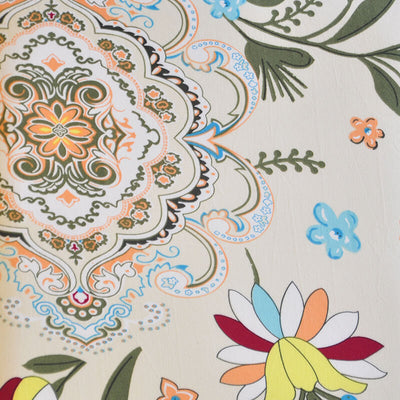 Flerfarget Blomstret Stoltrekk