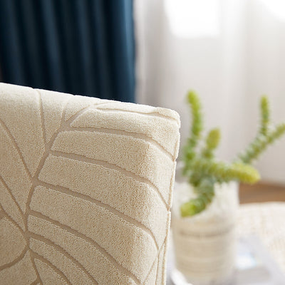 Beige Leaf Vanntett Stoltrekk