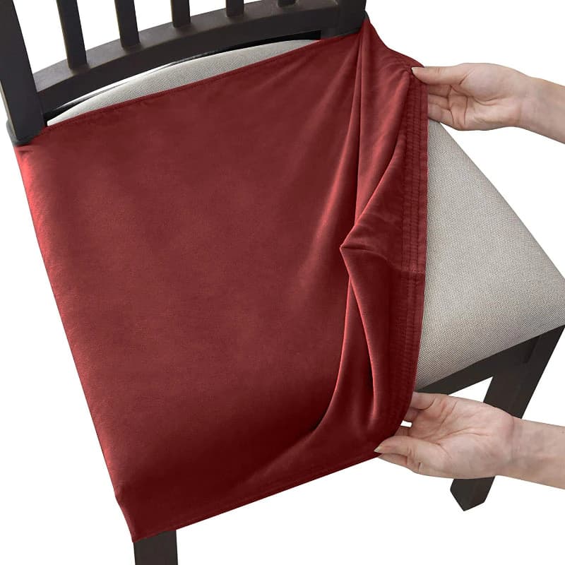 Red Velvet Chair Setetrekk