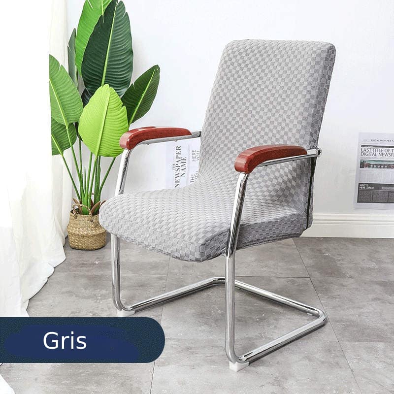 Lys Grått Kontorstoltrekk