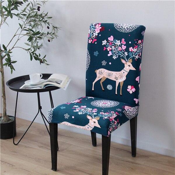 Blue Deer Floral Stoltrekk