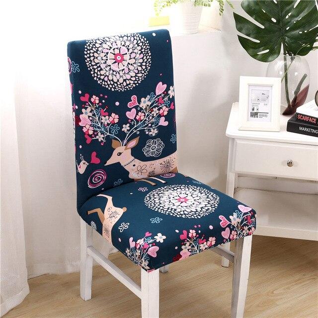 Blue Deer Floral Stoltrekk