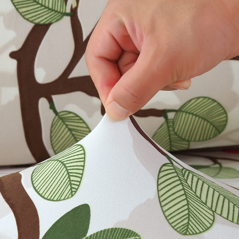 Blomstret Stoltrekk (Grønn-Rosa)