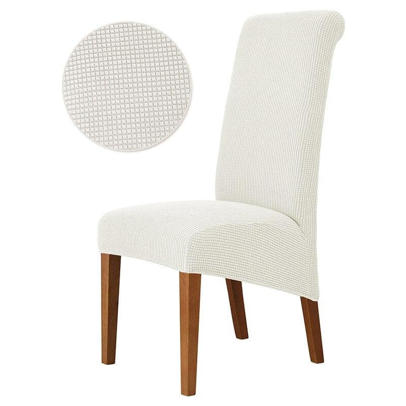 Stor Størrelse Milk White Stoltrekk