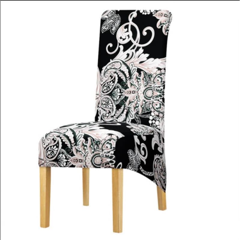 Stor Størrelse Svart Og Hvitt Stoltrekk