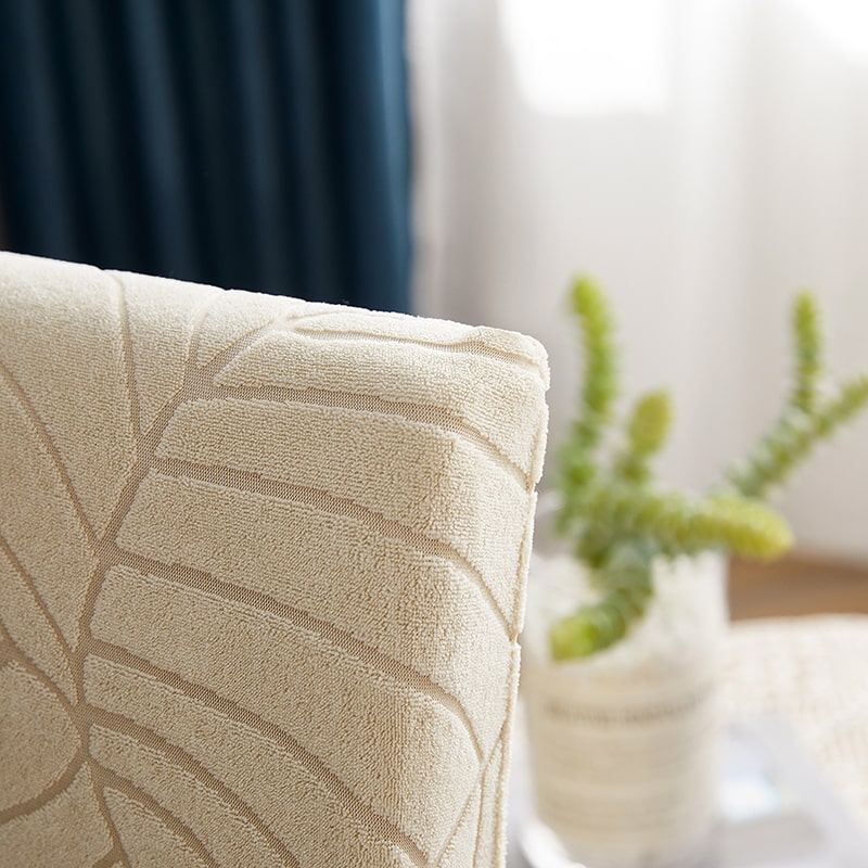 Beige Leaf Vanntett Stoltrekk