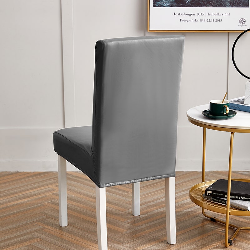 Antrasittgrå Stoltrekk I Kunstskinn