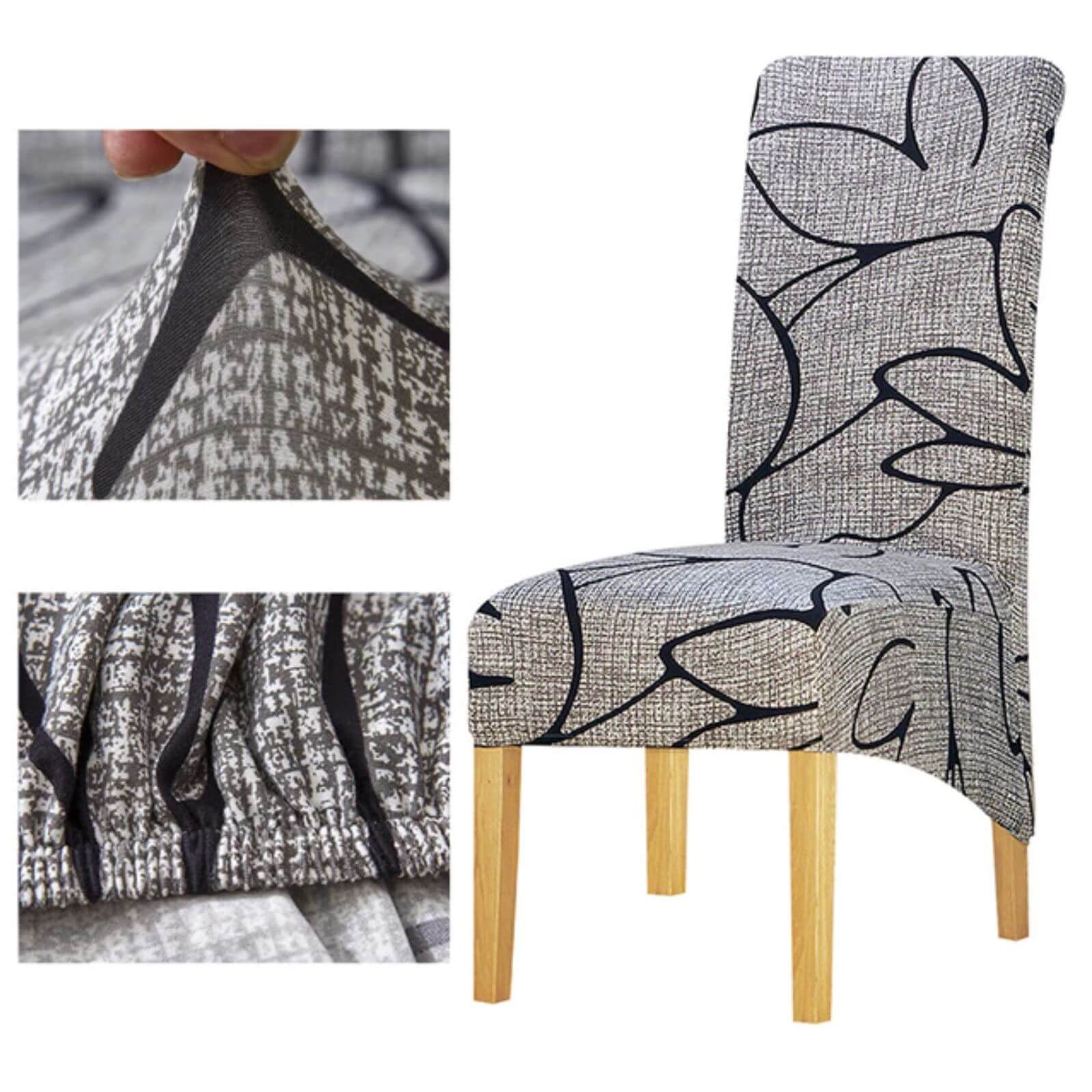 Xl Moderne Grå Stoltrekk