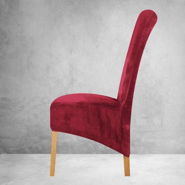 Xl Velvet Stoltrekk Carmine Red