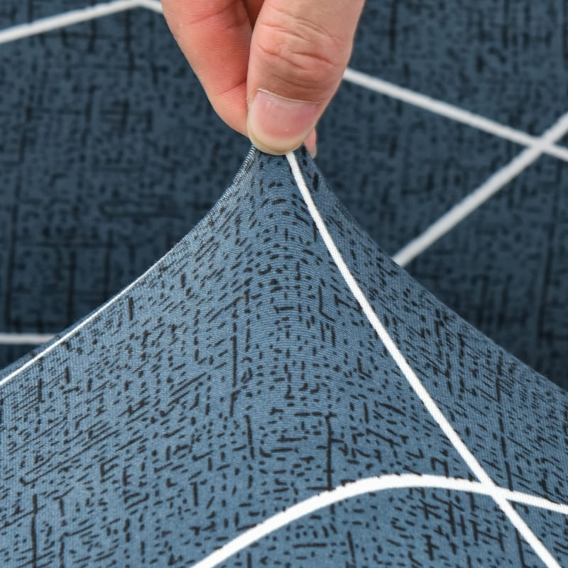 Bensinblått Kontorstoltrekk