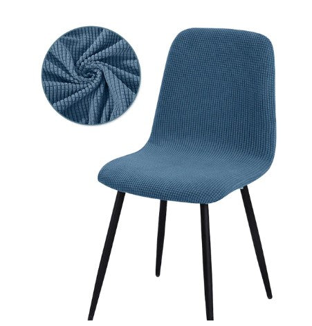 Blå Jacquard Stoltrekk