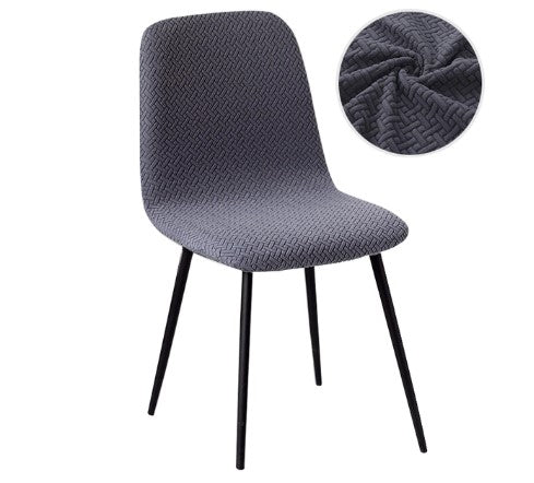 Grått Jacquard Stoltrekk