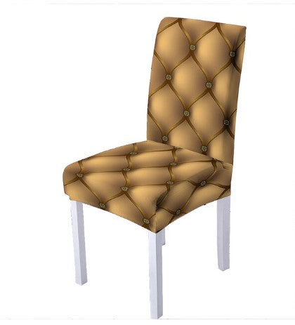 Beige Vattert Stoltrekk